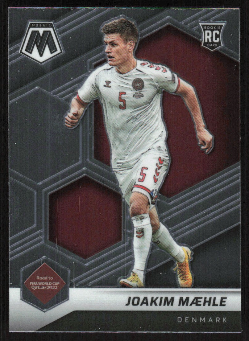 Joakim Maehle 2021 Panini Mosaic FIFA Road to World Cup # 155 RC