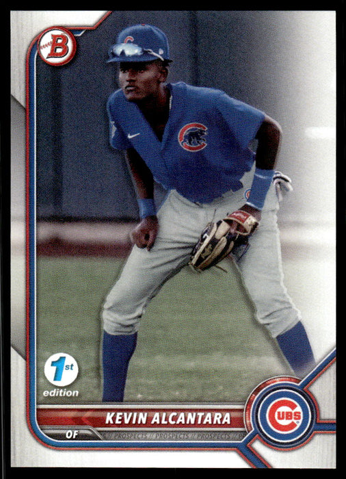 Kevin Alcantara 2022 Bowman First Edition Base Front of Card