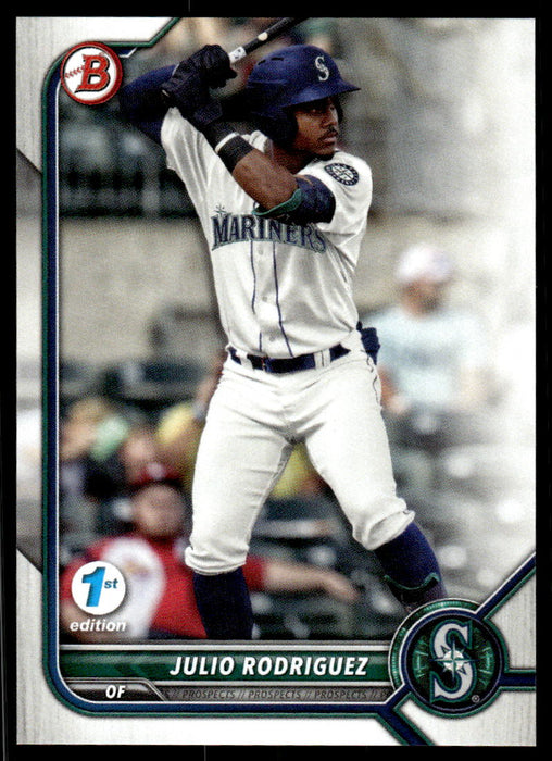 2022 Bowman & Prospects Seattle Mariners Baseball Cards Team Set