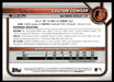 Colton Cowser 2022 Bowman First Edition Base Back of Card