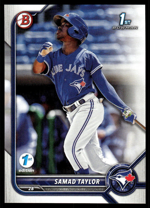 Samad Taylor 2022 Bowman First Edition Base Front of Card