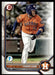 Pedro Leon 2022 Bowman First Edition Base Front of Card