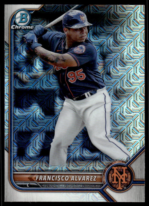 Francisco Alvarez 2022 Bowman Chrome Prospects Mega Box Front of Card