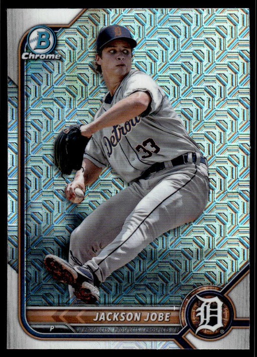 Jackson Jobe 2022 Bowman Chrome Prospects Mega Box Front of Card