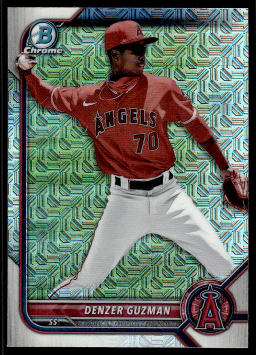 Denzer Guzman 2022 Bowman Chrome Prospects Mega Box Front of Card