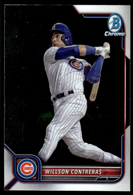 Willson Contreras 2022 Bowman Chrome Base Front of Card