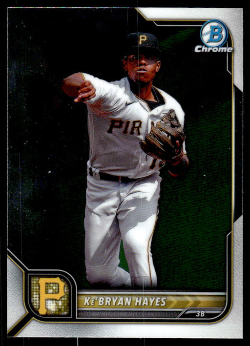 Ke'Bryan Hayes 2022 Bowman Chrome Base Front of Card