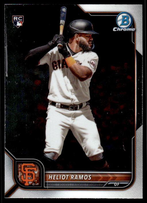 Heliot Ramos 2022 Bowman Chrome Base Front of Card