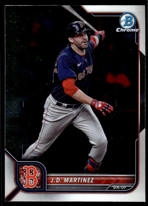 J.D. Martinez 2022 Bowman Chrome Base Front of Card