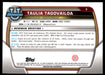 Taulia Tagovailoa 2022 Bowman U Football Base Back of Card