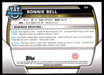 Ronnie Bell 2022 Bowman U Football Base Back of Card