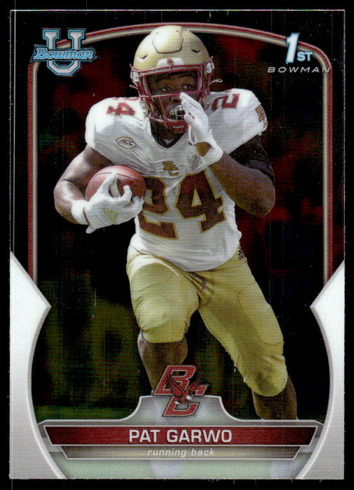 Pat Garwo 2022 Bowman U Football Base Front of Card