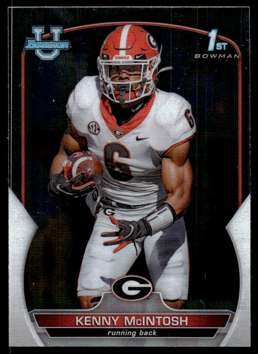 Kenny McIntosh 2022 Bowman U Football Base Front of Card