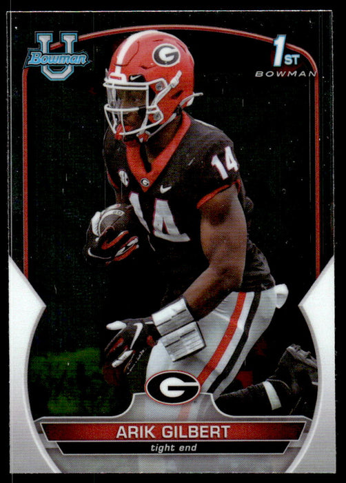 Arik Gilbert 2022 Bowman U Football Base Front of Card