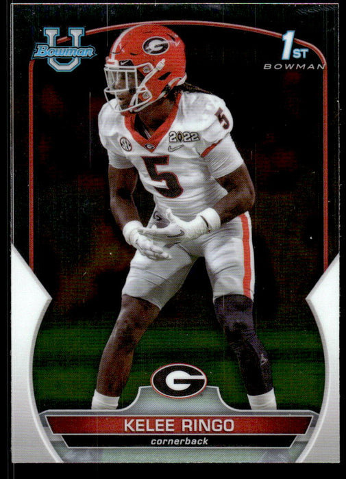 Kelee Ringo 2022 Bowman U Football Base Front of Card