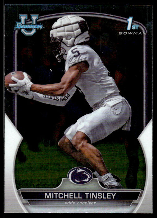 Mitchell Tinsley 2022 Bowman U Football Base Front of Card