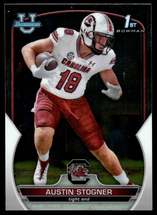 Austin Stogner 2022 Bowman U Football Base Front of Card