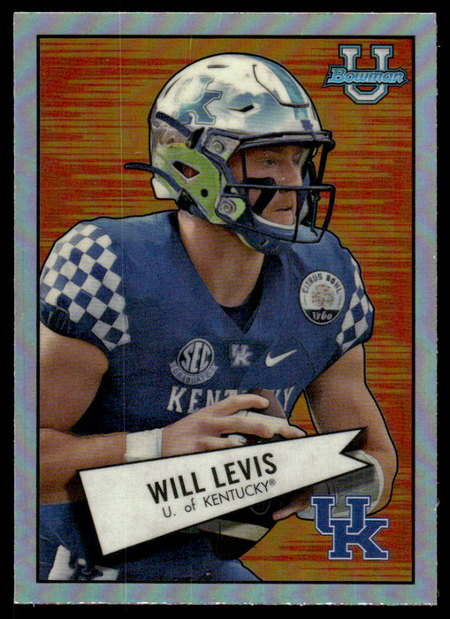 Will Levis 2022 Bowman U Football Base Front of Card