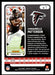 Cordarrelle Patterson 2022 Panini Absolute Football Base Back of Card