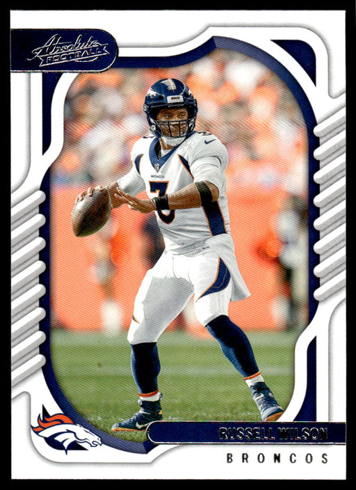 Russell Wilson 2022 Panini Absolute Football Base Front of Card