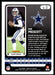 Dak Prescott 2022 Panini Absolute Football Base Back of Card