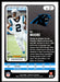 DJ Moore 2022 Panini Absolute Football Base Back of Card