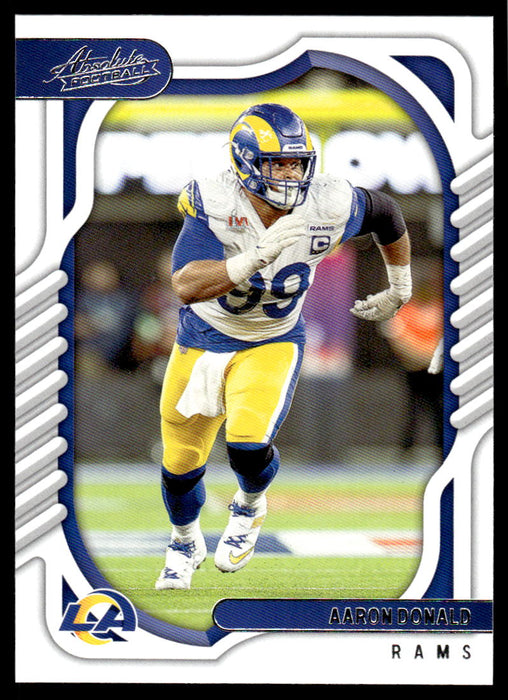 Aaron Donald 2022 Panini Absolute Football Base Front of Card