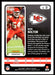 Nick Bolton 2022 Panini Absolute Football Base Back of Card