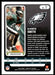 DeVonta Smith 2022 Panini Absolute Football Base Back of Card