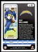 Mike Williams 2022 Panini Absolute Football Base Back of Card