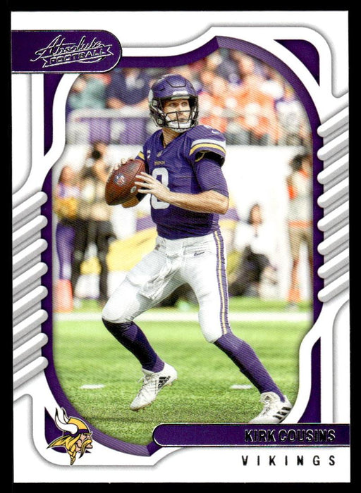 Kirk Cousins 2022 Panini Absolute Football Base Front of Card