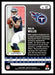 Malik Willis 2022 Panini Absolute Football Base Back of Card