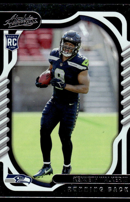 Kenneth Walker III 2022 Panini Absolute Football Base Front of Card