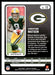 Christian Watson 2022 Panini Absolute Football Base Back of Card