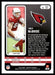 Trey McBride 2022 Panini Absolute Football Base Back of Card