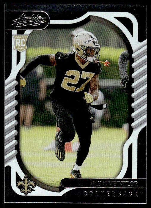 Alontae Taylor 2022 Panini Absolute Football Base Front of Card