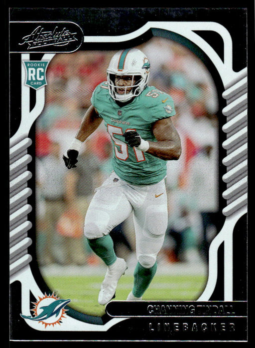 Channing Tindall 2022 Panini Absolute Football Base Front of Card