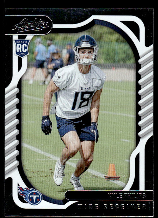 Kyle Philips 2022 Panini Absolute Football Base Front of Card