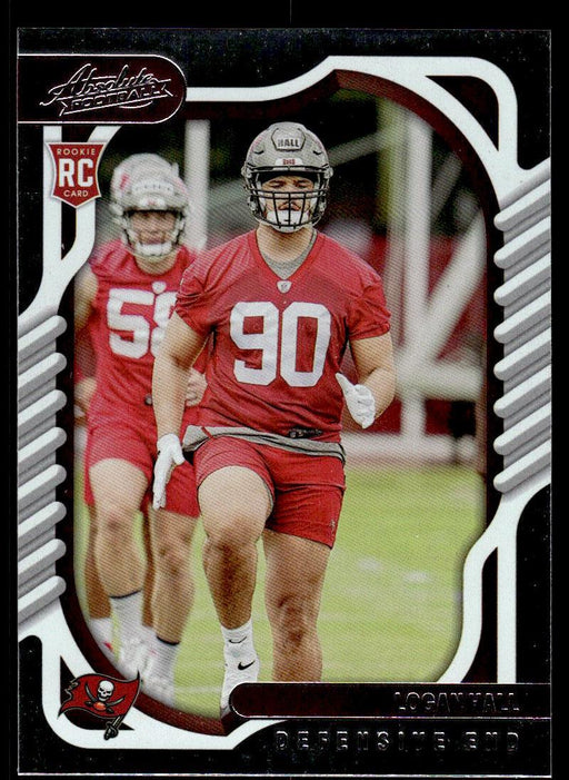 Logan Hall 2022 Panini Absolute Football Base Front of Card