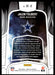 Jalen Tolbert 2022 Panini Absolute Football Introductions Back of Card