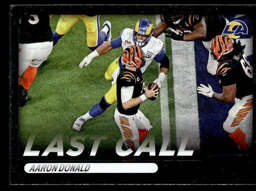 Aaron Donald 2022 Panini Absolute Football Last Call Front of Card