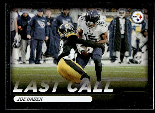 Joe Haden 2022 Panini Absolute Football Last Call Front of Card