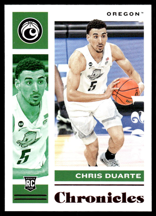 Chris Duarte 2021 Panini Chronicles Draft Picks Pink Chronicles Front of Card