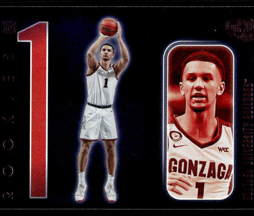 Jalen Suggs 2021 Panini Chronicles Draft Picks Pink Gala Front of Card