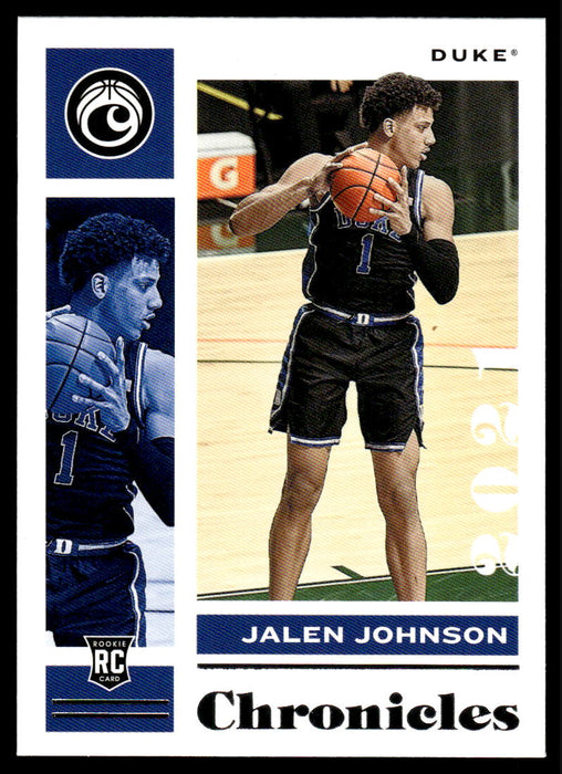 Jalen Johnson 2021 Panini Chronicles Draft Picks Chronicles Front of Card