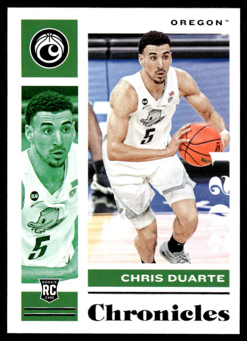 Chris Duarte 2021 Panini Chronicles Draft Picks Chronicles Front of Card