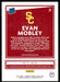 Evan Mobley 2021 Panini Chronicles Draft Picks Rated Rookie Back of Card