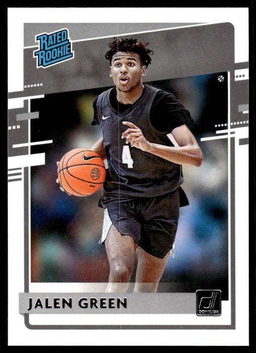 Jalen Green 2021 Panini Chronicles Draft Picks Rated Rookie Front of Card