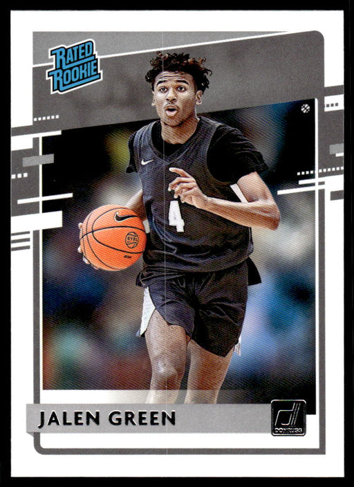 Jalen Green 2021 Panini Chronicles Draft Picks Rated Rookie Front of Card