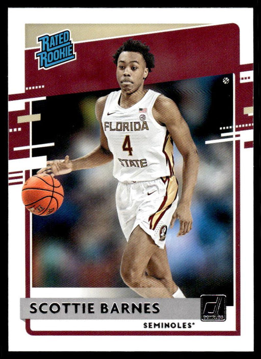 Scottie Barnes 2021 Panini Chronicles Draft Picks Rated Rookie Front of Card